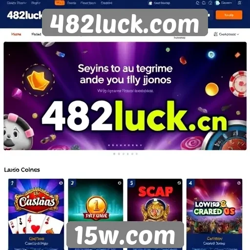 Visão geral do site de jogos 482luck
